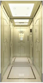 豪華でエレガントなヴィラエレベーター